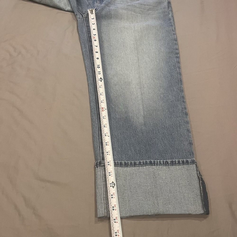 L'AGENCE Leighton Ultra High-Rise Cuff Stovepipe Cristo Size 34 Cotton NWT - Picture 6 of 11